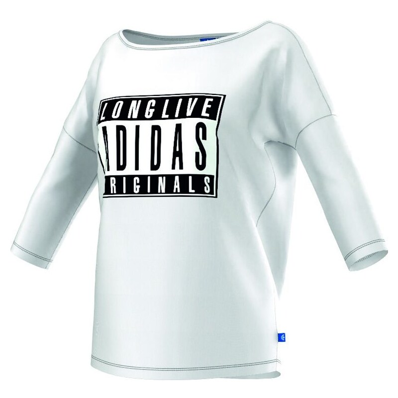 Adidas Originals Adidas Shirt Women GRAPHIC TEE White Size 40