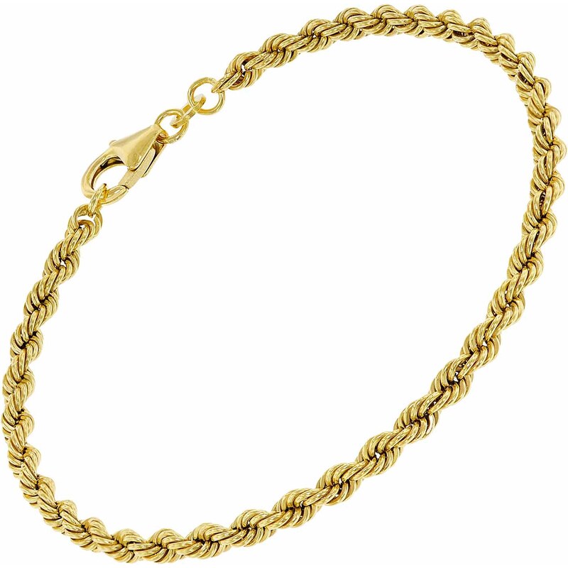 trendor Damen-Armband 333 Gold / 8 Karat Kordelkette 51879, 18,5 cm