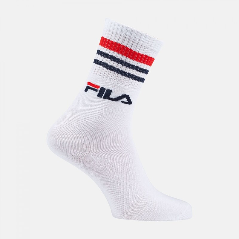 Fila 3er Pack Unisex Lifestyle Plain Socks white