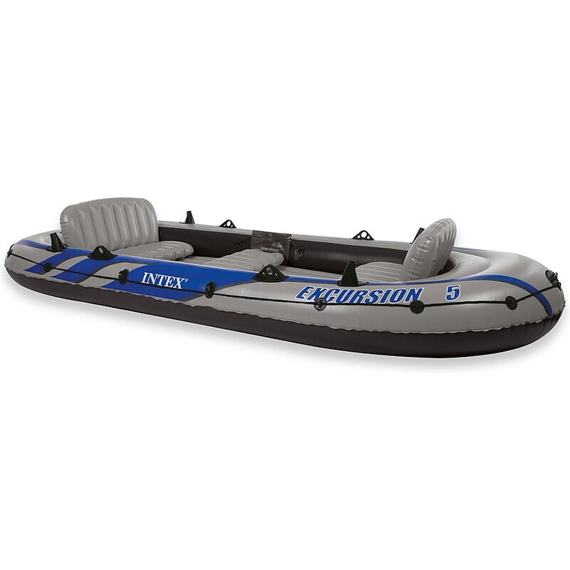 Sportboot-Set, mit 2 Paddeln und Luftpumpe, »Boot-Set Excursion 5«, Intex