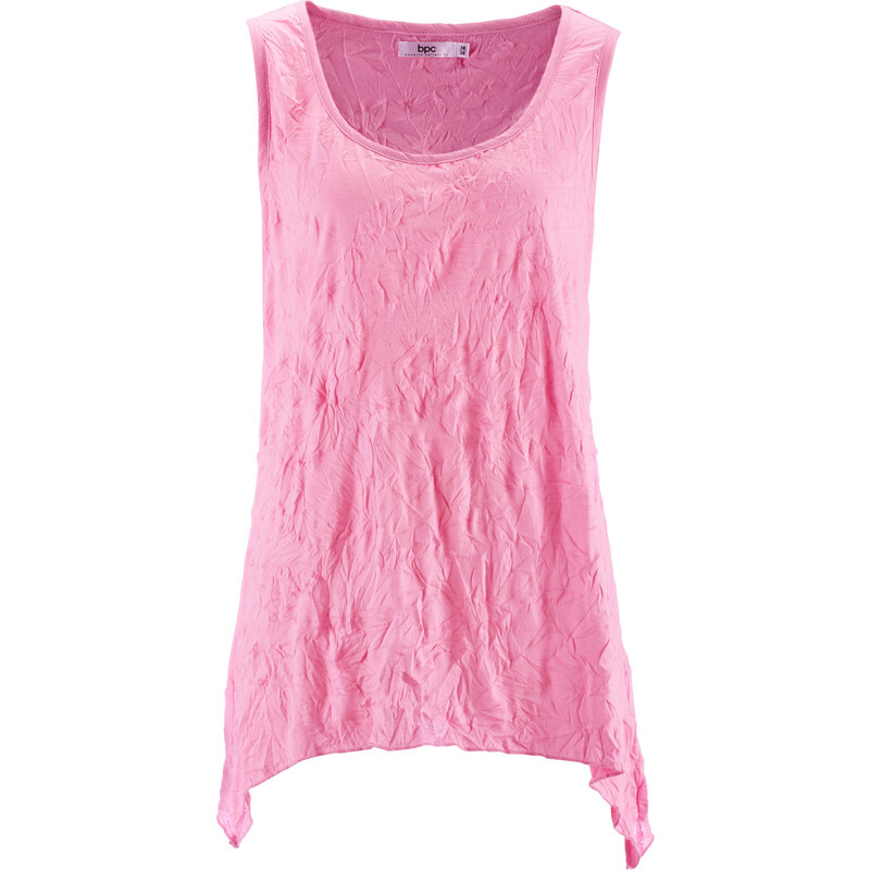 bpc bonprix collection Shirt-Top ohne Ärmel figurbetont in rosa (Rundhals) für Damen von bonprix