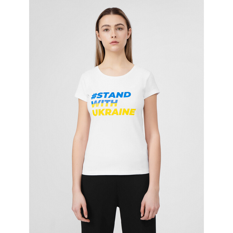 4F #STANDWITHUKRAINE-T-Shirt für Damen - S