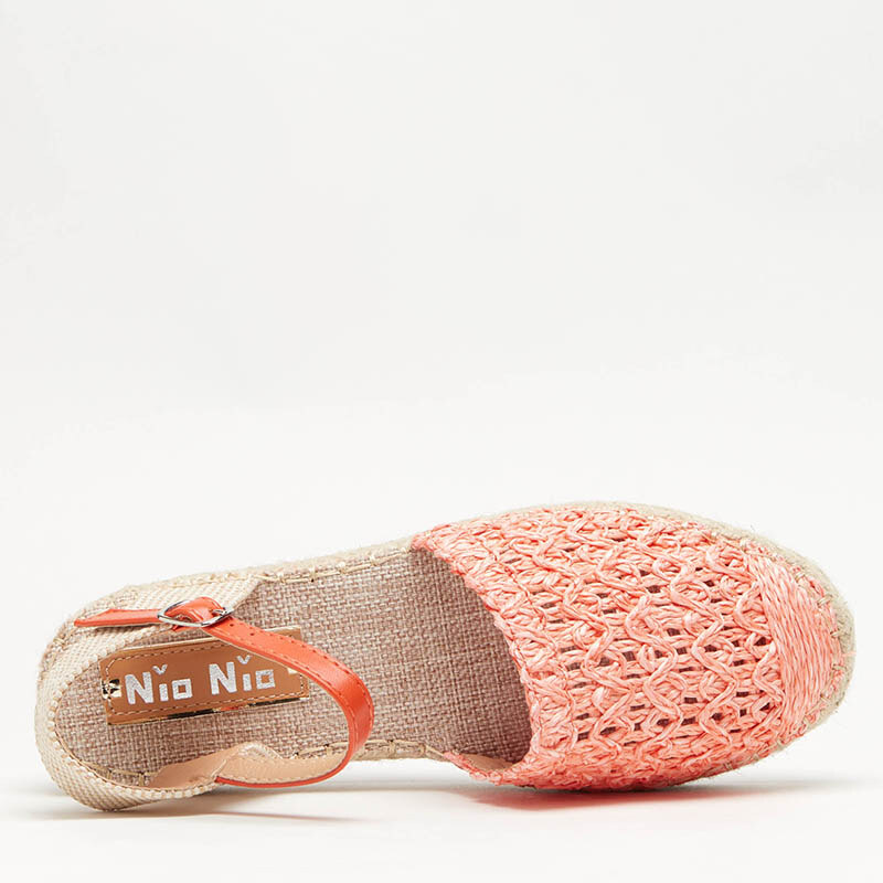 NioNio Orange Damen-Espadrilles mit durchbrochenem Triumf - Footwear - orange