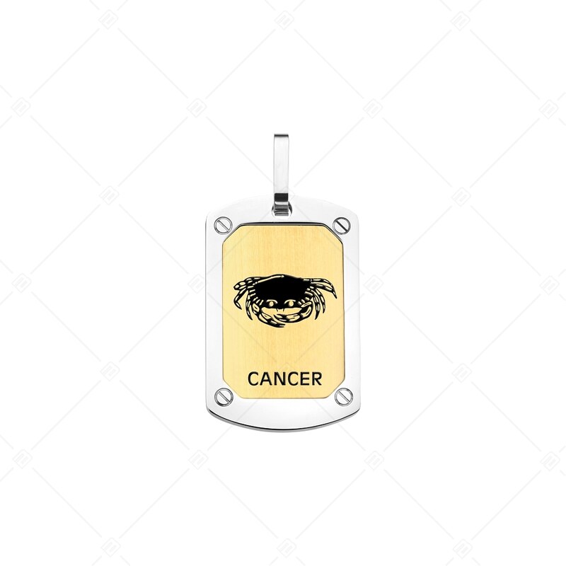 BALCANO - Cancer / Horoskop Anhänger in 18K Gold Beschichtung - Krebs