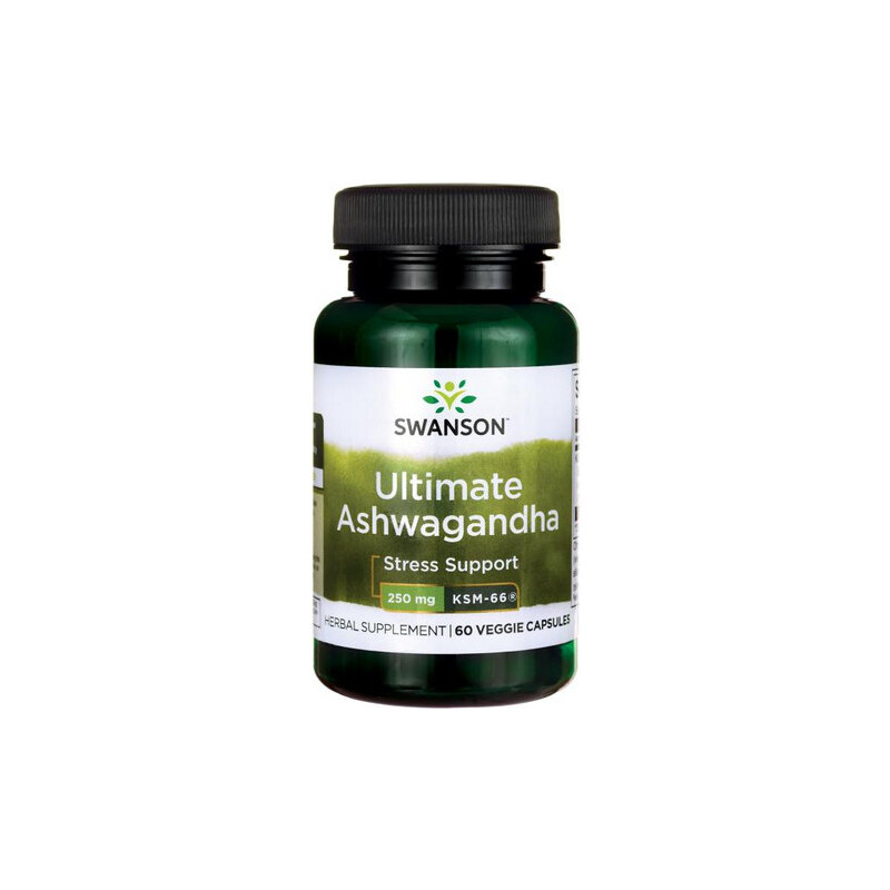 Swanson Ultimate Ashwagandha 60 St., vegetarische Kapsel, 250 mg
