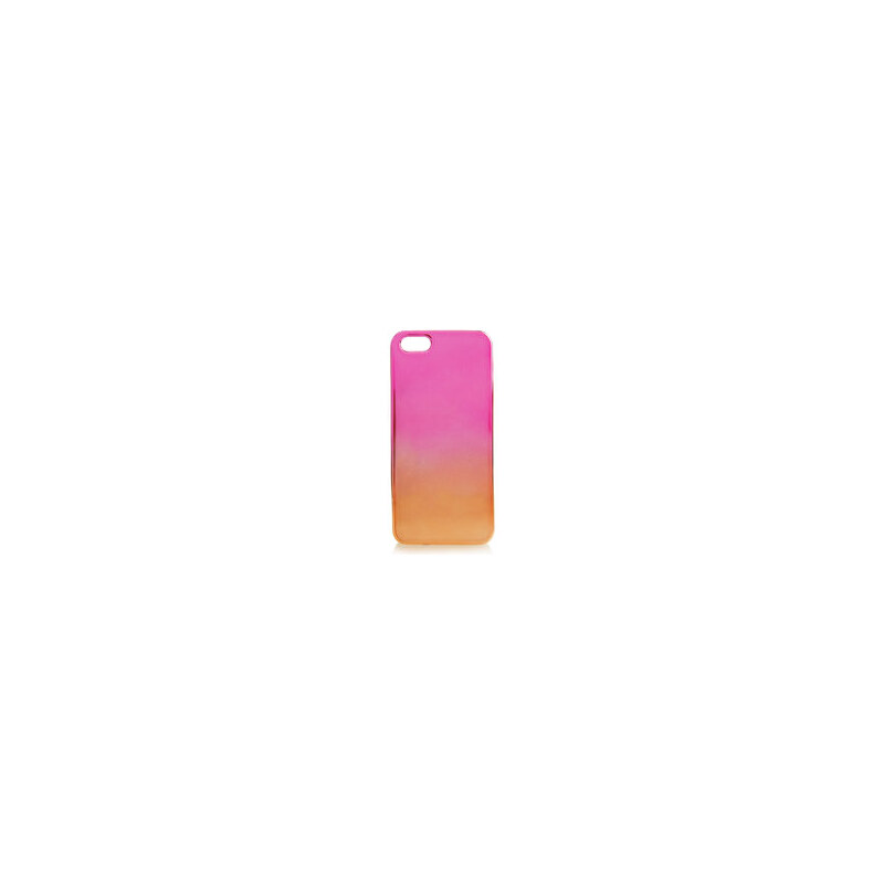 Topshop Rosa iPhone-5-Hülle in Metallic-Optik mit Farbeffekt - Pink