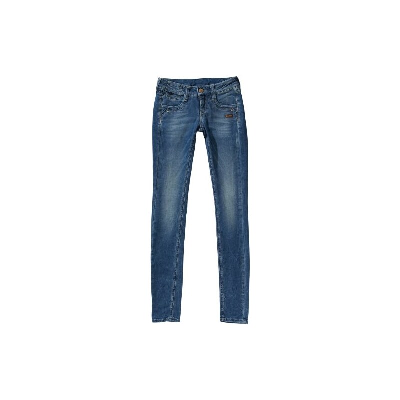 Gang Damen Jeans PIRA scul blue scultural Skinny Slim Fit (Röhre) Niedriger Bund