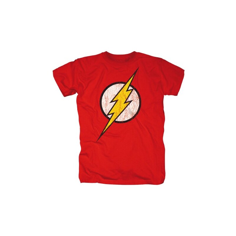 Bravado Herren T-Shirt Justice League Flash Logo