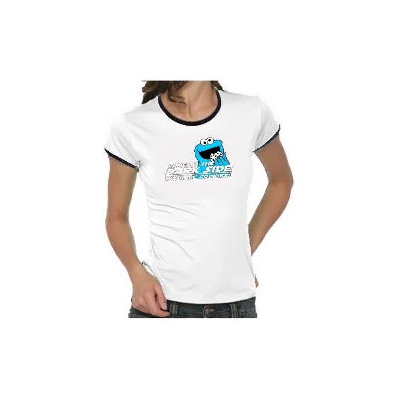 Coole-Fun-T-Shirts Damen T-shirt Come To The Darkside - We Have Cookies ! Rigi