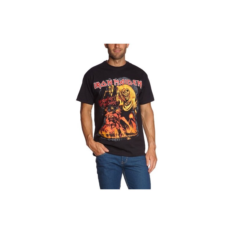 Collector's Mine Collectors Mine Herren T-Shirt Iron Maiden-Number of the Beast Graphic