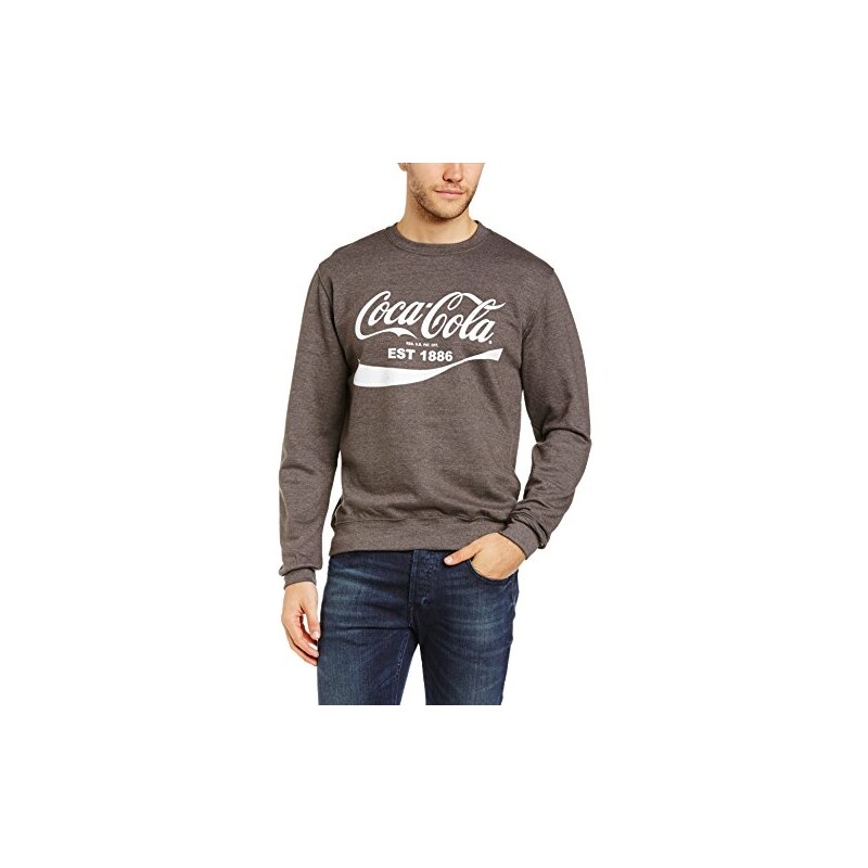 Coca - Cola Herren Sweatshirt Coke-86-Classic, Einfarbig