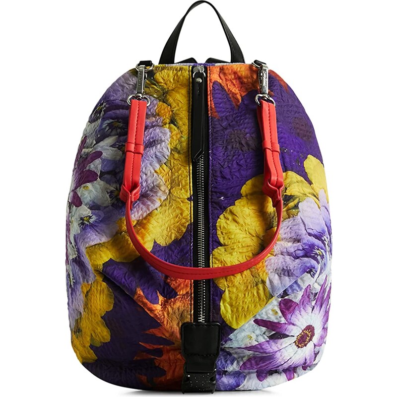 Desigual Damen Back_scarlet Viana Backpack Mini, Gelb, Einheitsgröße EU