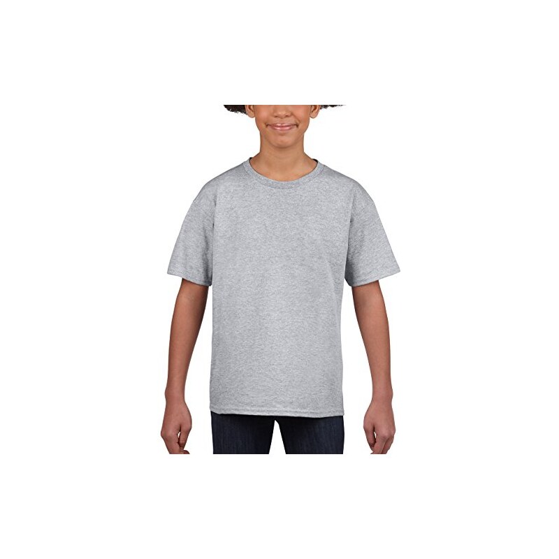 GILDAN Jungen T-Shirt Youth Softstyle 64000B, Einfarbig
