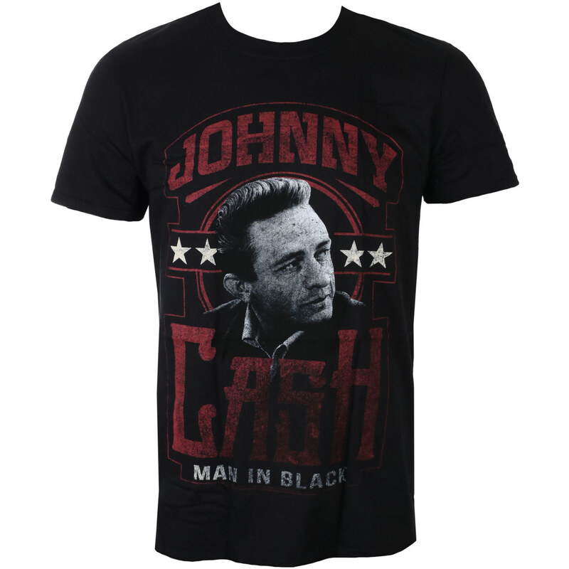 Metal T-Shirt Männer Johnny Cash - Man in Black - ROCK OFF - BILMAR00188