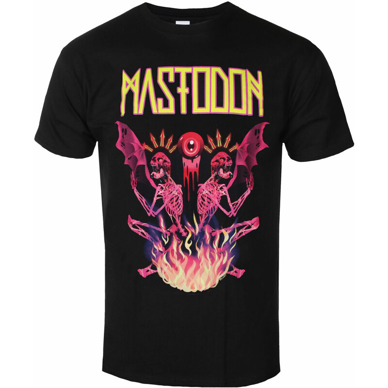 Metal T-Shirt Männer Mastodon - Double Brimstone Neon - ROCK OFF - MASTEE29MB