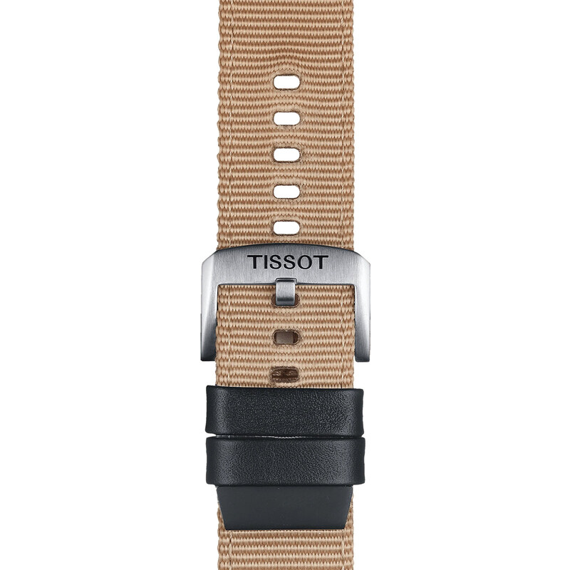 Tissot Uhrenarmband 22 mm Textil Beige T852.046.752