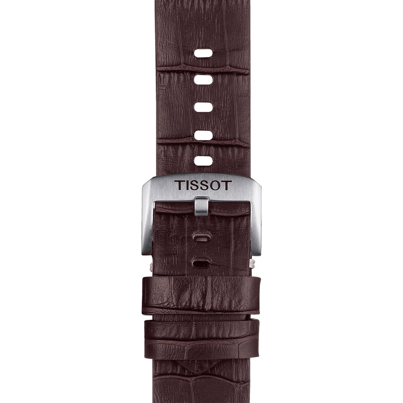 Tissot Uhrenarmband 22 mm Leder Braun T852.046.773