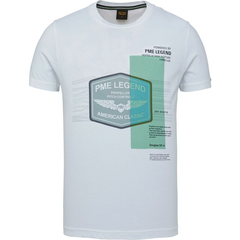 PME Legend PE Legend Jersey T-Shirt Logo Weiß