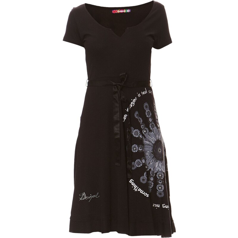 Desigual Similar - Kleid mit geradem Schnitt - schwarz
