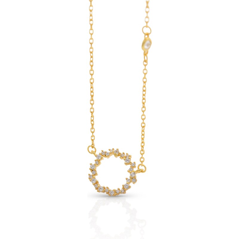 RING CHARM GOLD NECKLACE