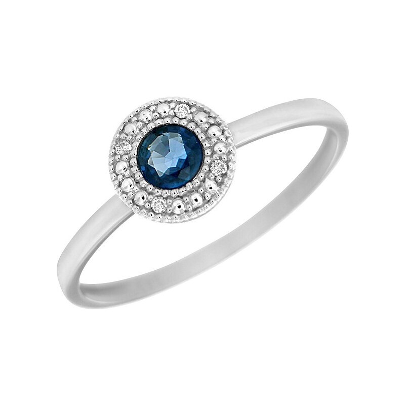 Vivance Jewels Ring mit Safir und Diamanten