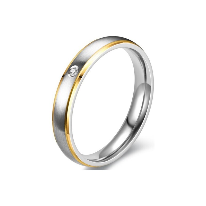 IZMAEL Knot Ring – Silber/Golden/49 mm KP17563