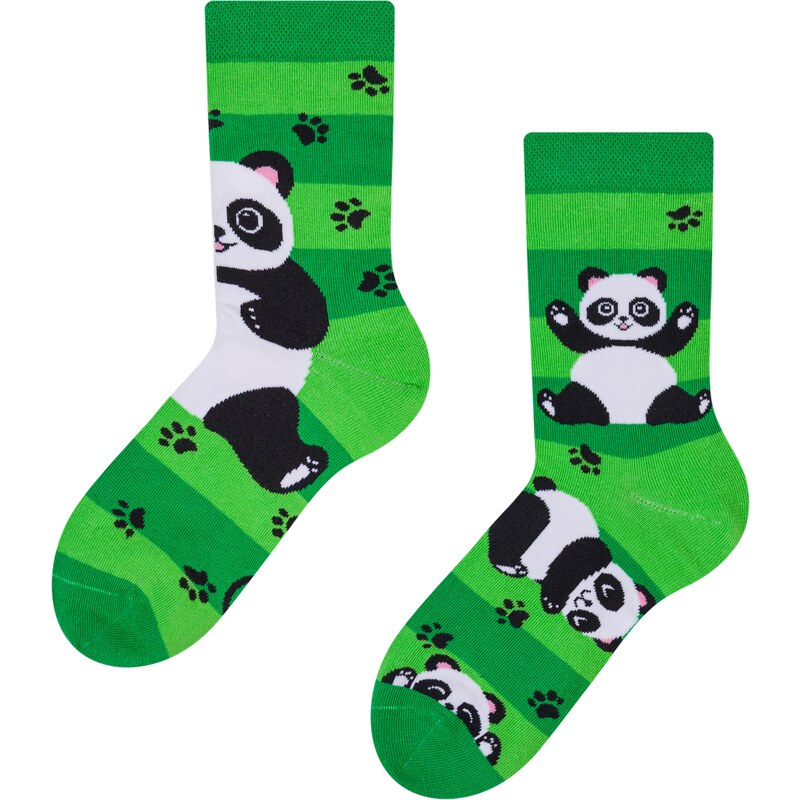 Dedoles Lustige Kindersocken Panda und Streifen