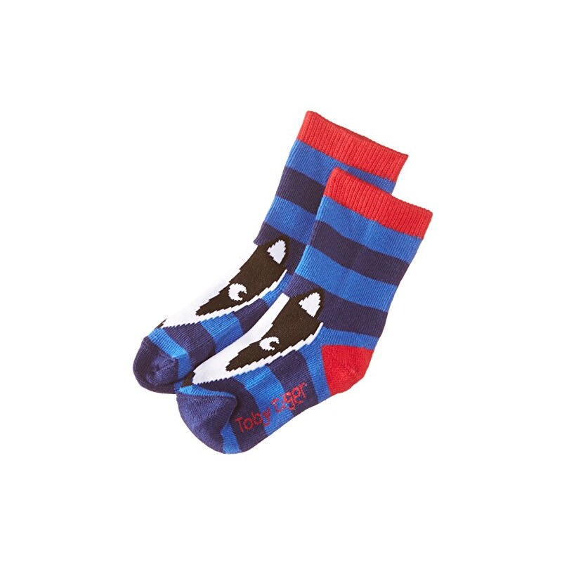 Toby Tiger Jungen, Socken, Blue Badger Socks