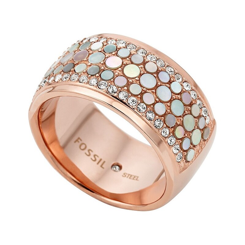 Fossil Fingerring »Mother-Of-Pearl-Ring, Vintage Glitz, JF01742791«