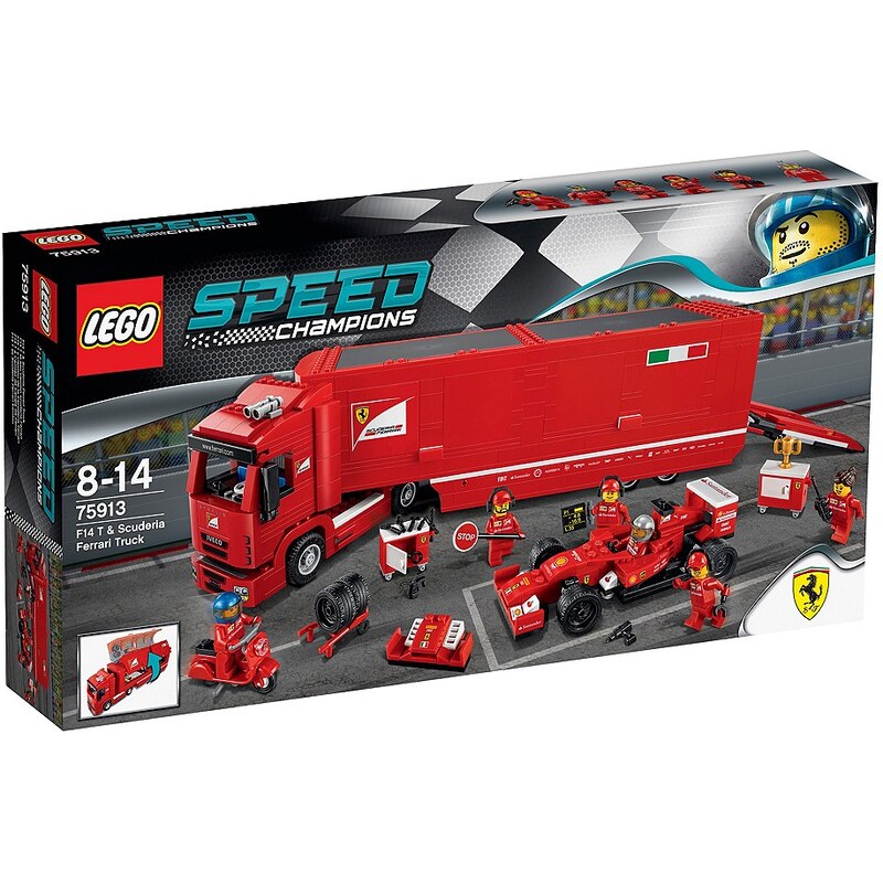 F14 T & Scuderia Ferrari Truck, (75913), »LEGO® Speed Champions«, LEGO®