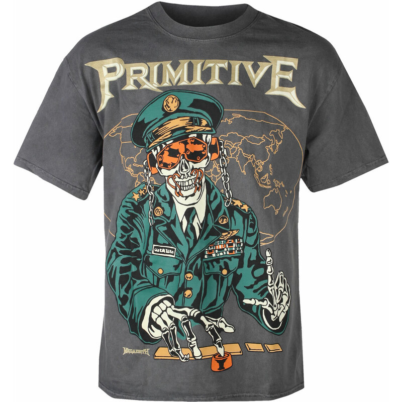 Metal T-Shirt Männer Megadeth - Holy Wars - PRIMITIVE - papho21122-blk