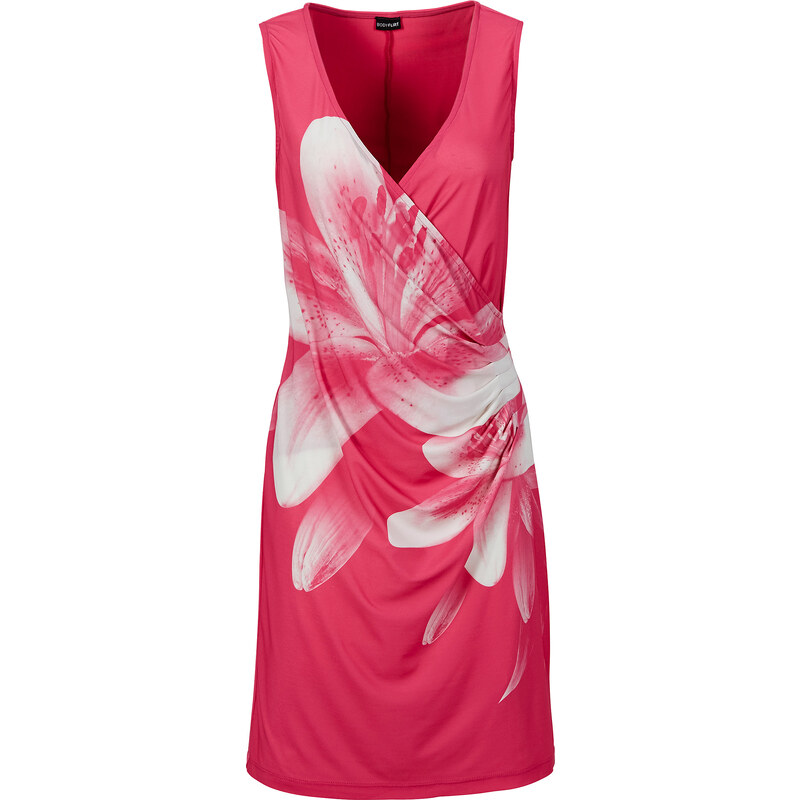 BODYFLIRT Jersey-Kleid in pink von bonprix