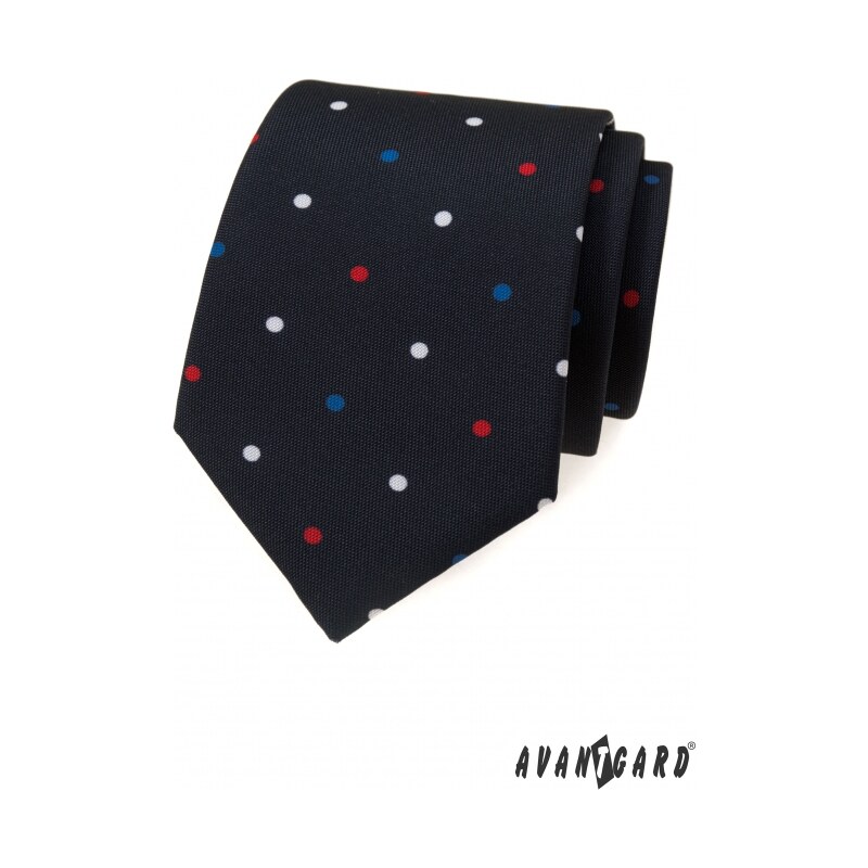Avantgard Krawatte mit farbigen Tupfen