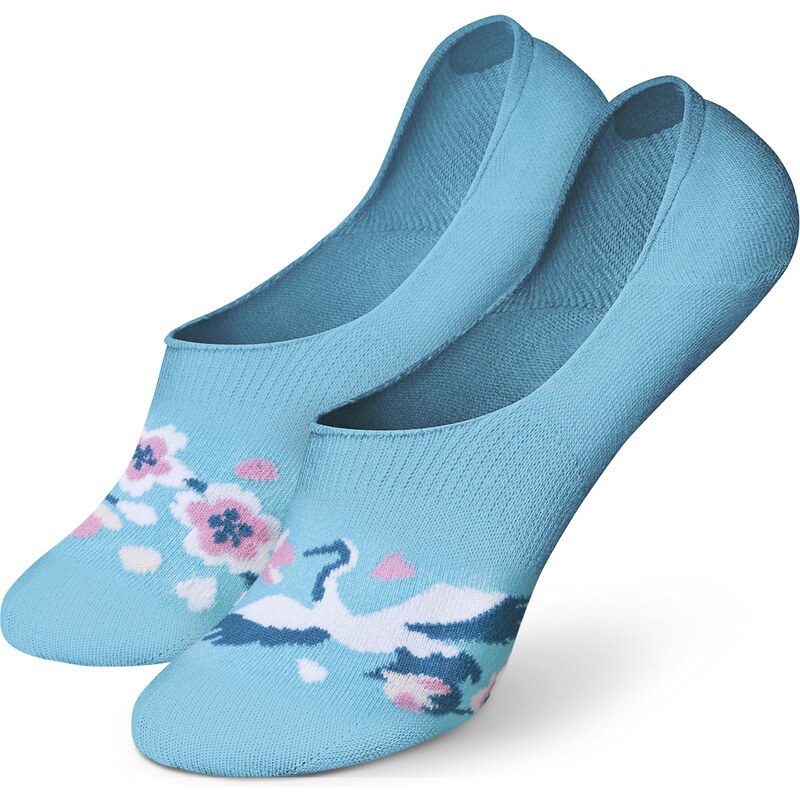 Dedoles Lustige No-Show-Socken Sakura und Reiher