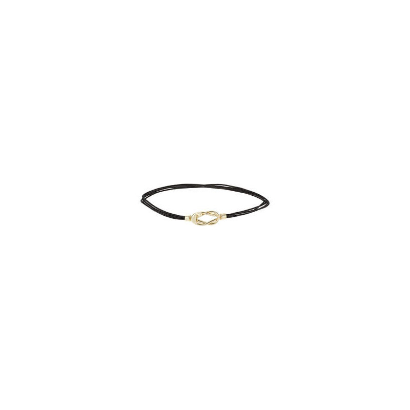 Topshop Halsband mit verbundenen Gliedern - Gold
