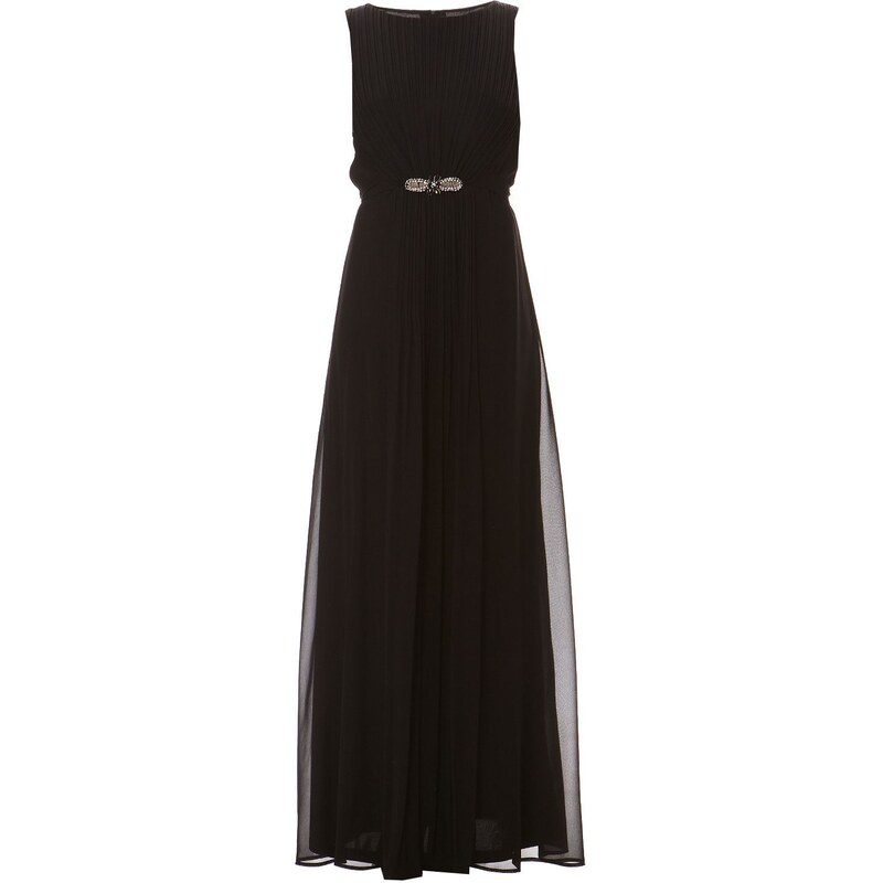 Esprit Collection Kleid mit fließendem Schnitt - schwarz