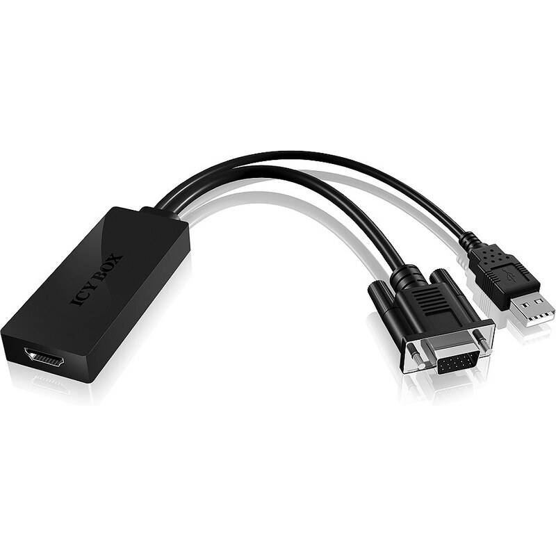 Raidsonic VGA + Audio auf HDMI® Adapter »ICY BOX IB-AC512«