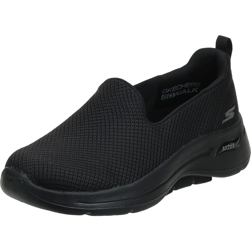 Skechers Damen Go Walk Arch Fit Grateful Sneakers Schwarz 36 EU Weit