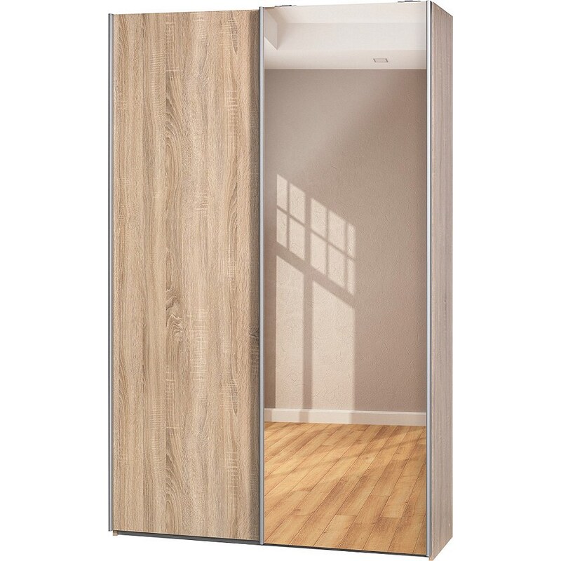 Garderobenschrank »Soft Smart«, Cs schmalmöbel, 120 cm breit in 2 Tiefen