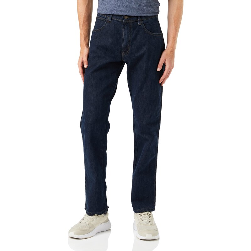 Wrangler Herren Regular Fit Jeans, Blau, 38W / 34L EU