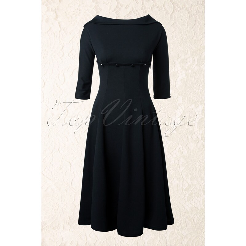 Lindy Bop 50s Marla Dress in Black