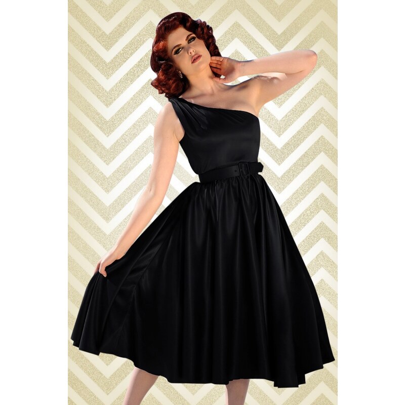 Pinup Couture 50s Valerie Dress in Black