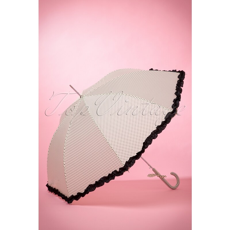 So Rainy 50s We Love Polkadots Umbrella in Cream