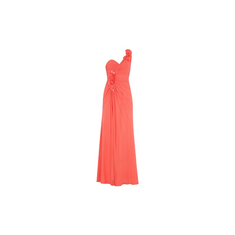 Jora Collection One-Shoulder-Abendkleid mit Drapierung