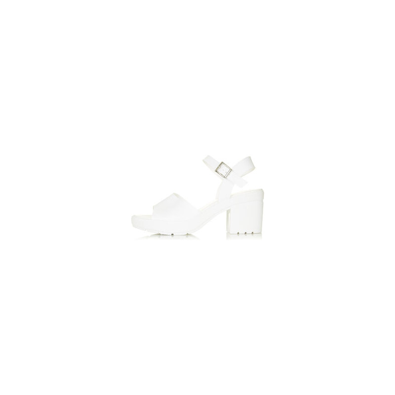 Topshop HETTY Sandalen mit Profilsohle - Weiß