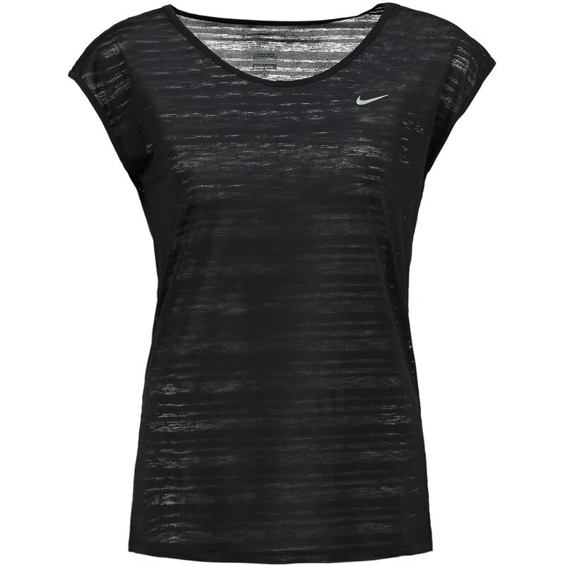 Nike Performance COOL BREEZE Funktionsshirt black/reflective silver