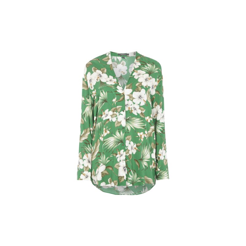 ESPRIT Collection Oversize Bluse mit floralem Muster
