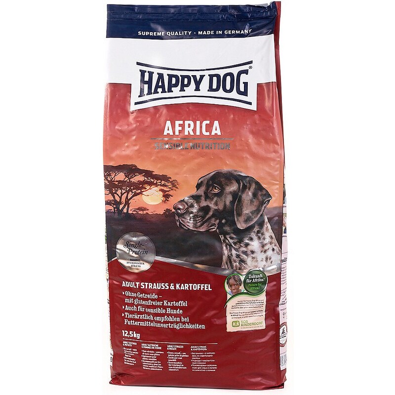 HAPPY DOG Hundetrockenfutter »Supreme Sensible Africa«, 12,5 kg