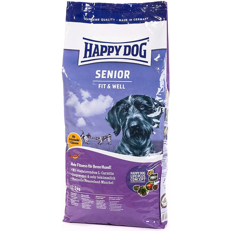 HAPPY DOG Hundetrockenfutter »Supreme Fit & Well Senior«, 12,5 kg