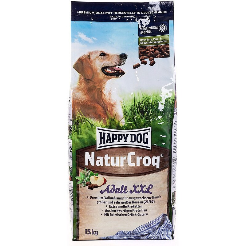 HAPPY DOG Hundetrockenfutter »NaturCroq Adult XXL«, 15 kg